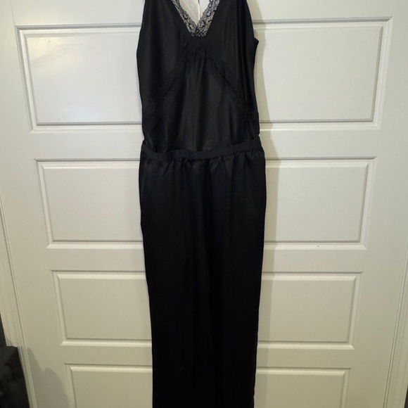 MAJE Black Lace Trim Jumpsuit - Picture 3 of 8